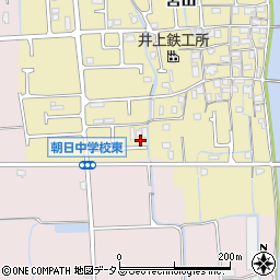 兵庫県姫路市勝原区宮田737周辺の地図