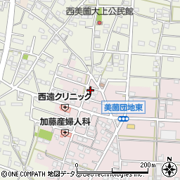 静岡県浜松市浜名区東美薗1558-5周辺の地図