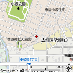 兵庫県姫路市広畑区小坂265周辺の地図