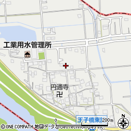 兵庫県姫路市余部区（上川原）周辺の地図