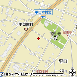 静岡県浜松市浜名区平口580周辺の地図