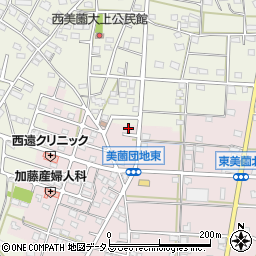 静岡県浜松市浜名区東美薗1642周辺の地図