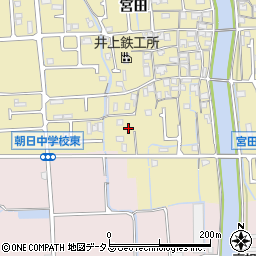 兵庫県姫路市勝原区宮田747周辺の地図