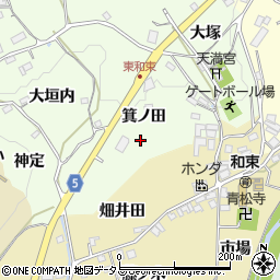 京都府和束町（相楽郡）園（箕ノ田）周辺の地図