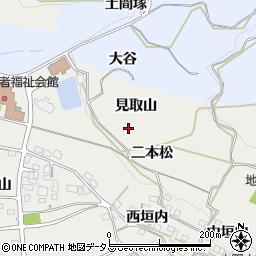 京都府綴喜郡井手町井手見取山周辺の地図