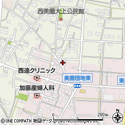 静岡県浜松市浜名区東美薗1649周辺の地図