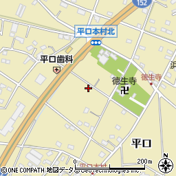 静岡県浜松市浜名区平口578周辺の地図