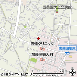 静岡県浜松市浜名区西美薗2055周辺の地図