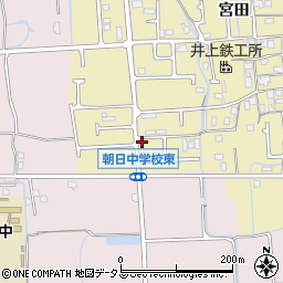 兵庫県姫路市勝原区宮田734-23周辺の地図