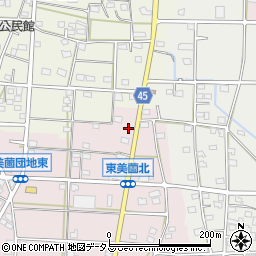 静岡県浜松市浜名区東美薗1622周辺の地図