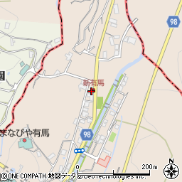 兵庫県神戸市北区有馬町129周辺の地図