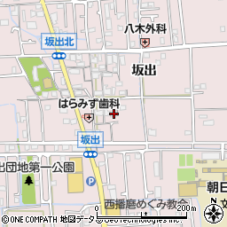 兵庫県姫路市網干区坂出67周辺の地図