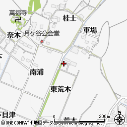 愛知県豊橋市嵩山町東荒木21周辺の地図