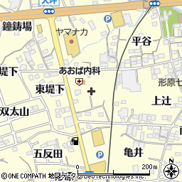 愛知県蒲郡市形原町計後家周辺の地図