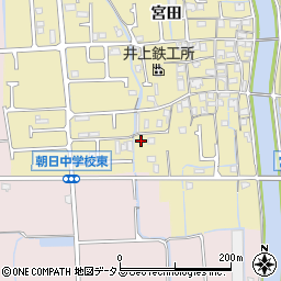 兵庫県姫路市勝原区宮田740周辺の地図