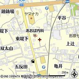 愛知県蒲郡市形原町（計後家）周辺の地図