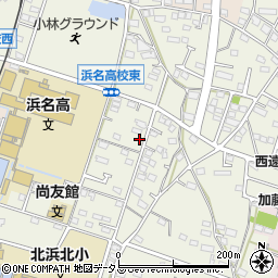 静岡県浜松市浜名区西美薗2984周辺の地図