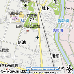 愛知県西尾市吉良町荻原新池87周辺の地図