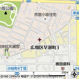 兵庫県姫路市広畑区小坂288周辺の地図