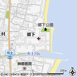 愛知県知多郡美浜町布土郷下87周辺の地図