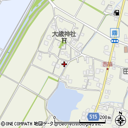 兵庫県加古川市西神吉町鼎232周辺の地図