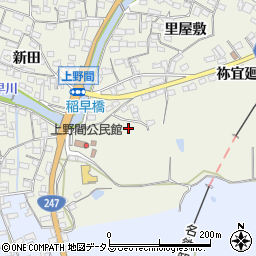 愛知県知多郡美浜町上野間泉周辺の地図