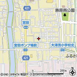 兵庫県姫路市勝原区宮田30-14周辺の地図