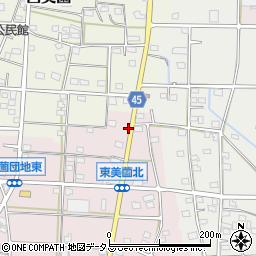静岡県浜松市浜名区東美薗1620周辺の地図