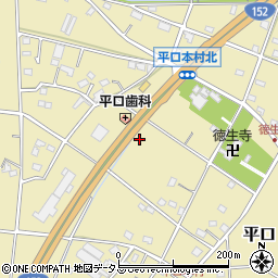 静岡県浜松市浜名区平口590周辺の地図