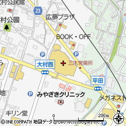ヨコヤマ時計宝飾　イオン三木店周辺の地図