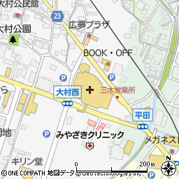 カンダ三木店周辺の地図