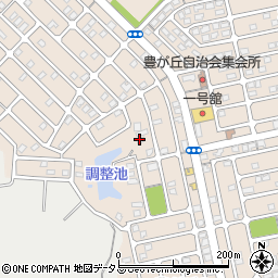 豊里造園周辺の地図