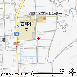 西郷小学童保育所周辺の地図