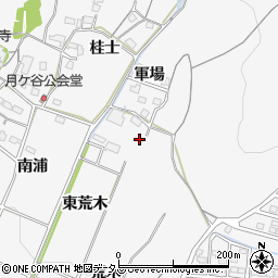 愛知県豊橋市嵩山町東荒木周辺の地図