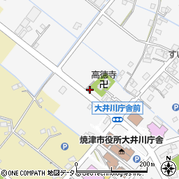 焼津警察署大井川交番周辺の地図