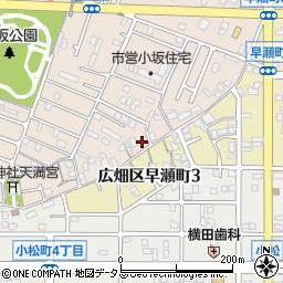 兵庫県姫路市広畑区小坂291周辺の地図