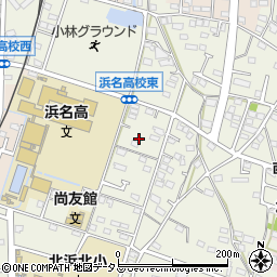 静岡県浜松市浜名区西美薗2985周辺の地図