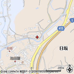 静岡県掛川市日坂822周辺の地図