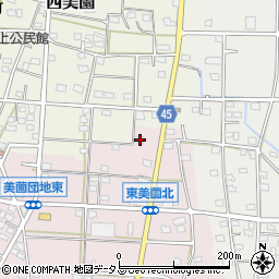 静岡県浜松市浜名区東美薗1621周辺の地図