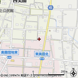 静岡県浜松市浜名区東美薗1621周辺の地図