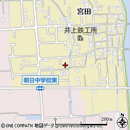 兵庫県姫路市勝原区宮田690周辺の地図