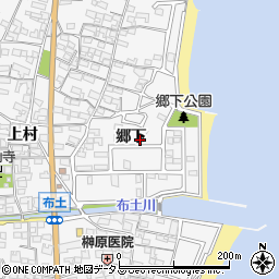 愛知県知多郡美浜町布土郷下82周辺の地図