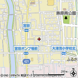 兵庫県姫路市勝原区宮田30-18周辺の地図