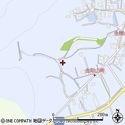 兵庫県たつの市揖保川町金剛山376周辺の地図