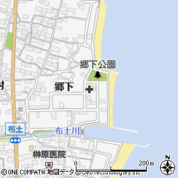 愛知県知多郡美浜町布土郷下101周辺の地図