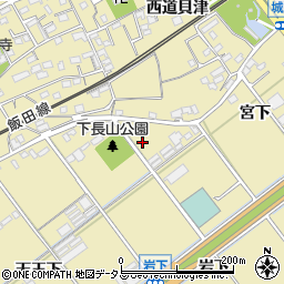 愛知県豊川市下長山町岩下39周辺の地図