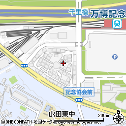 大阪府吹田市千里万博公園1周辺の地図