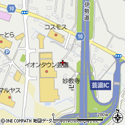 三重県津市芸濃町椋本6276周辺の地図