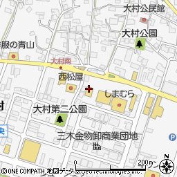 カーテン・じゅうたん王国三木店周辺の地図