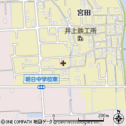 兵庫県姫路市勝原区宮田719周辺の地図